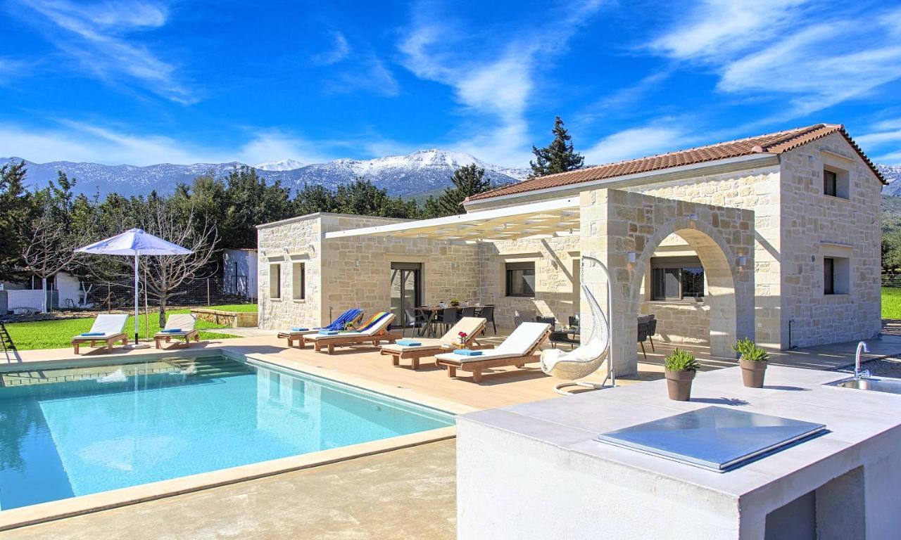 Orientem Villa Heated Pool Georgioúpoli Extérieur photo